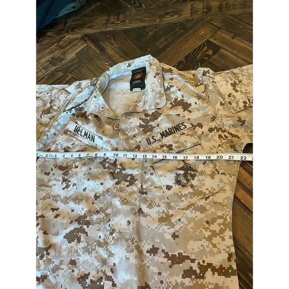 USMC Marine Corps Combat Digital Camo Desert Uniform Shirt Men Small- Long Top - Picture 4 of 14